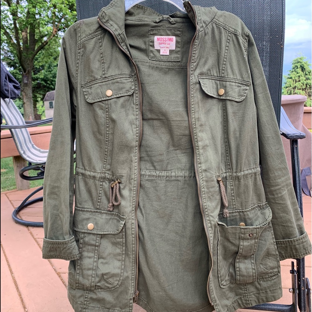 Army green jacket